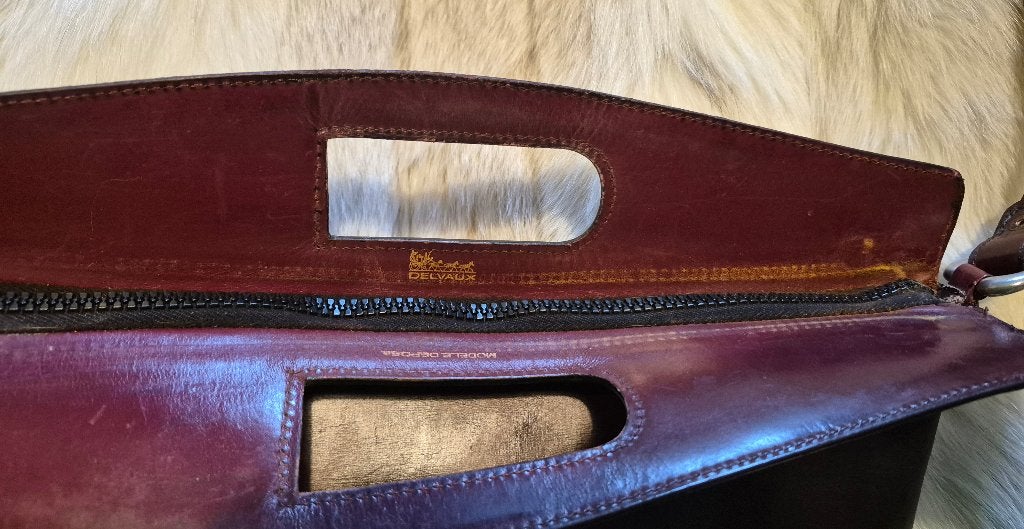 Delvaux vintage handtas, Ophalen of Verzenden, Zo goed als nieuw, Overige kleuren, Handtas