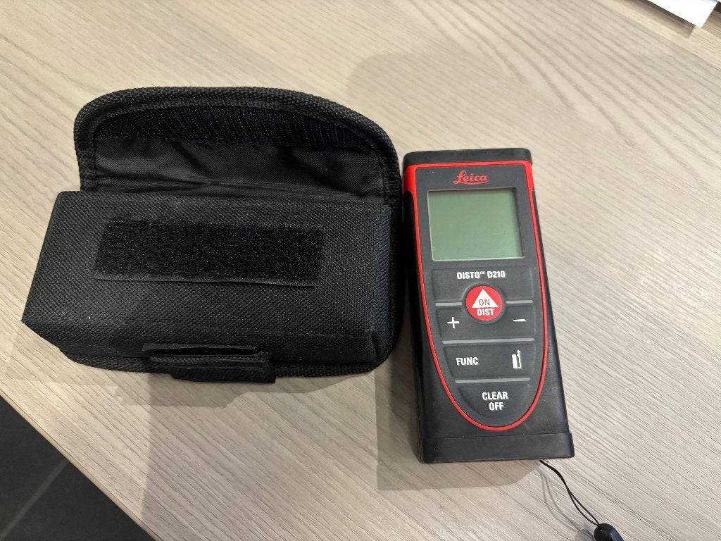 professionele Leica Disto D-210 als nieuw afstandmeter, Bricolage & Construction, Enlèvement, Comme neuf, Distance