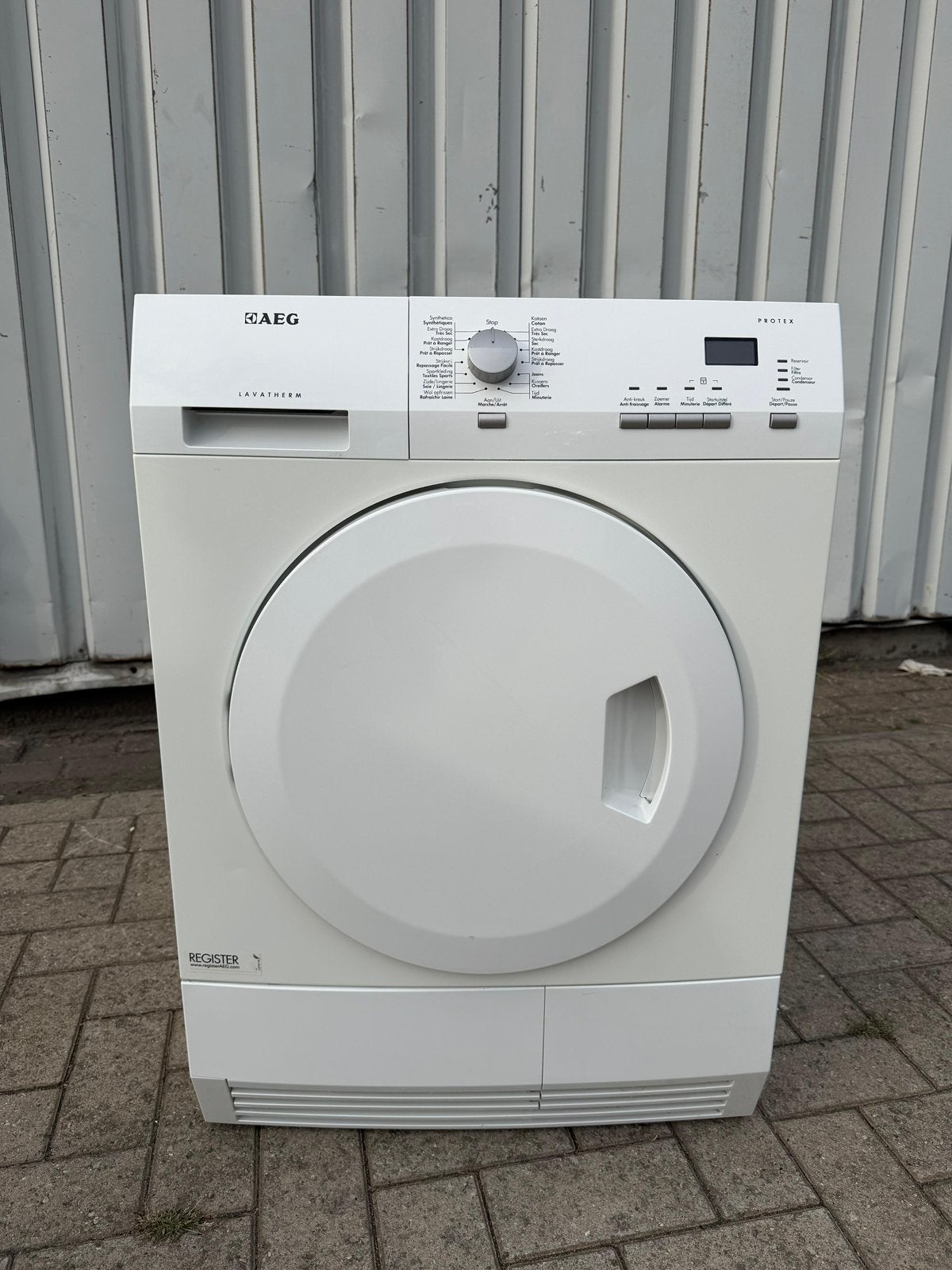 Droogkast Aeg A++ 8 kg met GARANTIE, Elektronische apparatuur, Droogkasten, Ophalen, Zo goed als nieuw