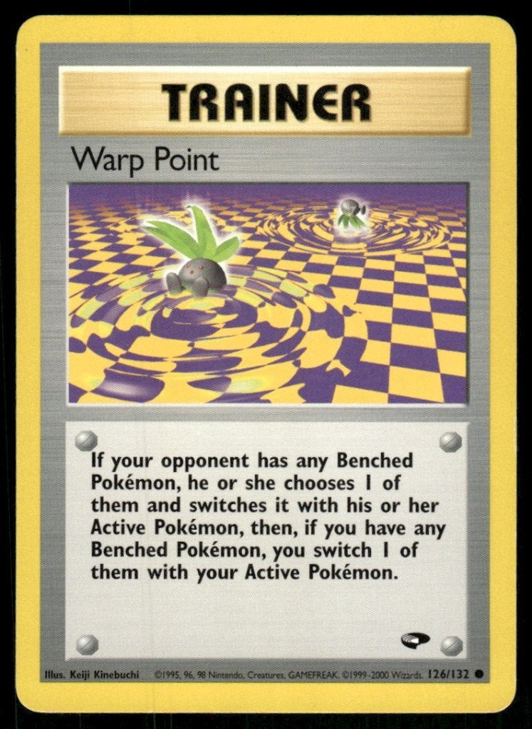 Warp Point 126/132 - Gym Challenge (NM), Hobby en Vrije tijd, Verzamelkaartspellen | Pokémon, Verzenden, Gebruikt