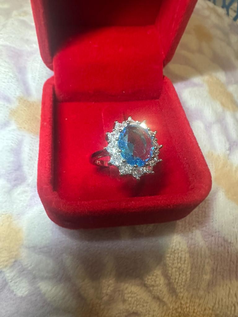 Belle bague en Argent 925, Bijoux, Sacs & Beauté, Enlèvement ou Envoi, Comme neuf, Argent, Argent