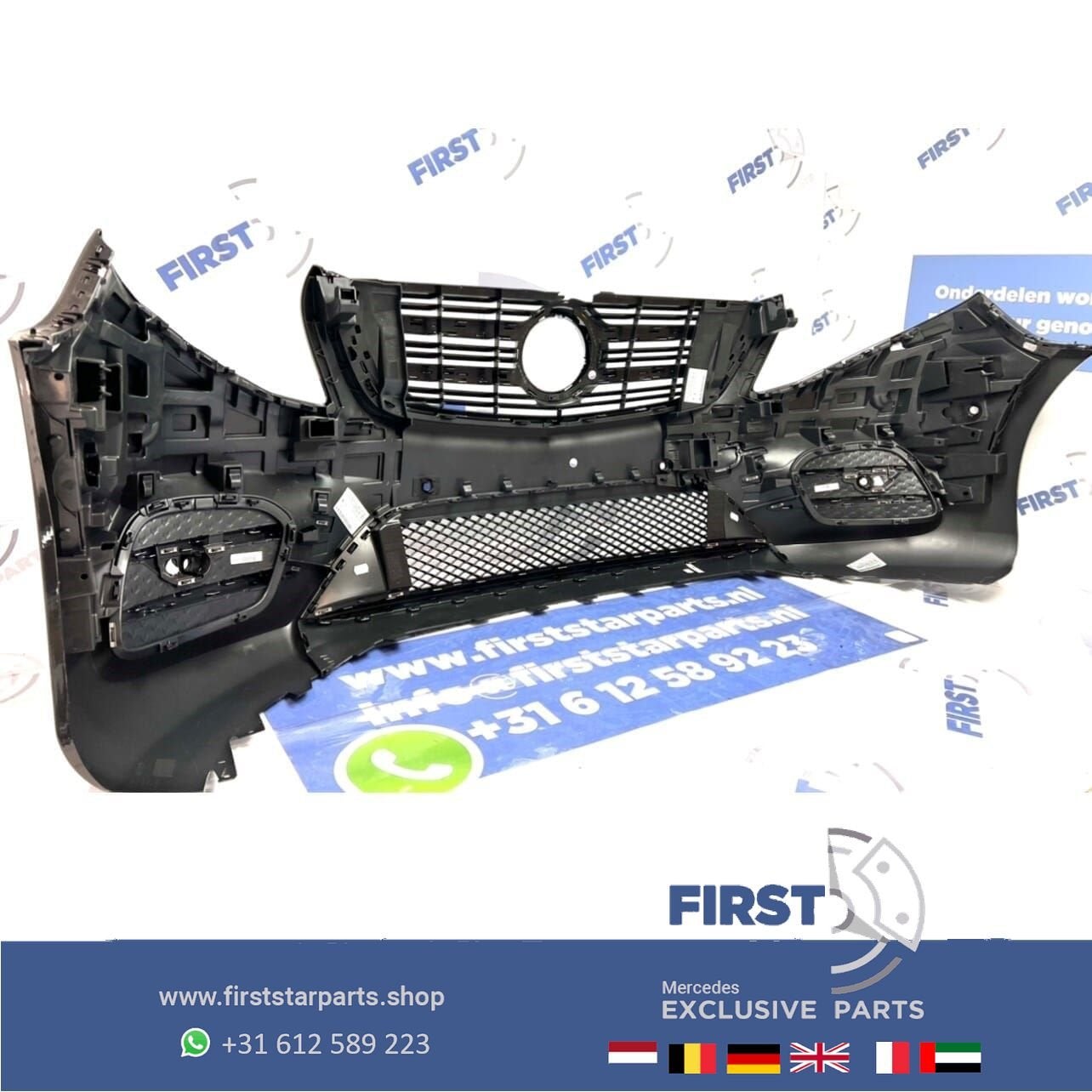 W447 AMG VOORBUMPER COMPLEET WIT ORIGINEEL Mercedes V KLASSE, Utilisé, -, Avant, -