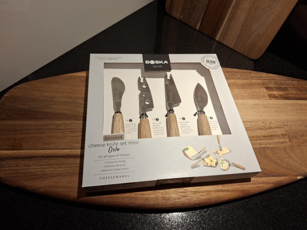 Cheese messenset mini voor een kaasplakje, Ophalen, Bestekset, Nieuw, Messenset