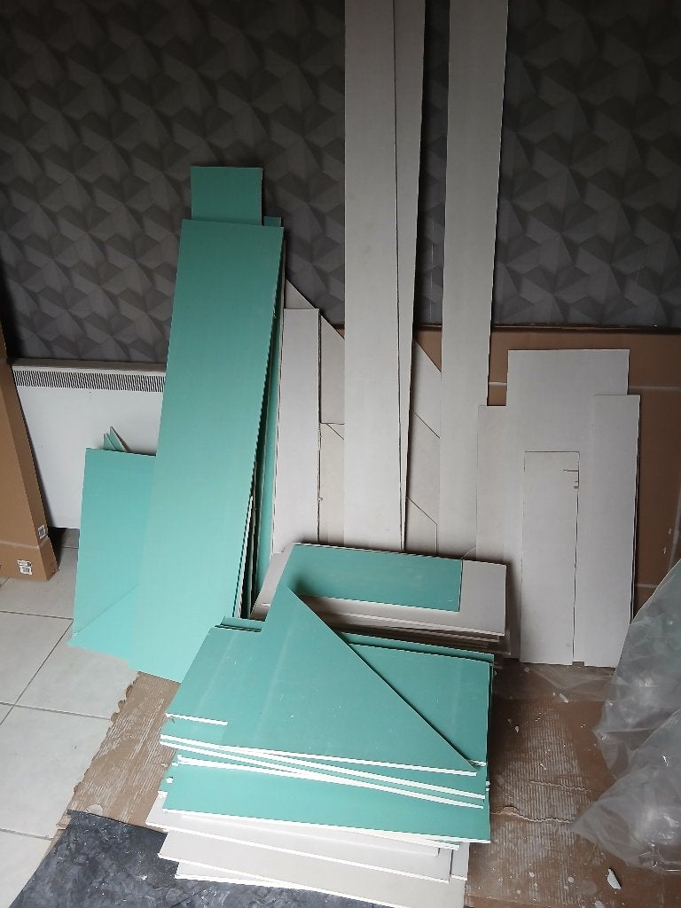 stukken gyproc, Doe-het-zelf en Bouw, Ophalen, Nieuw