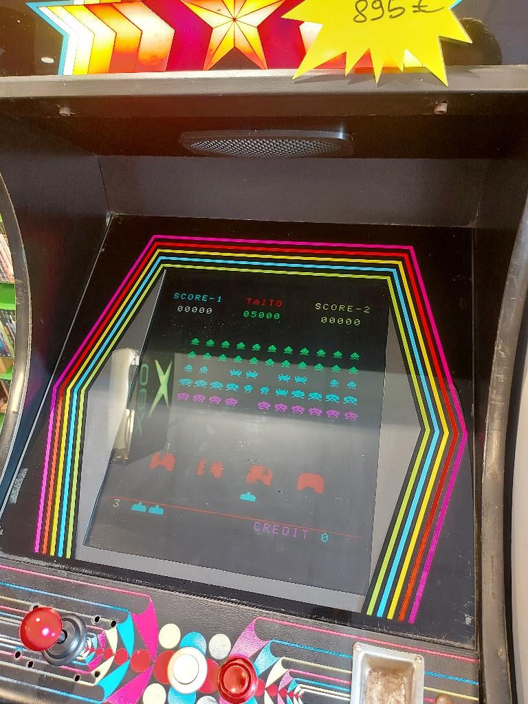 Old school Arcadekast '80s, Verzamelen, Ophalen of Verzenden, Gebruikt