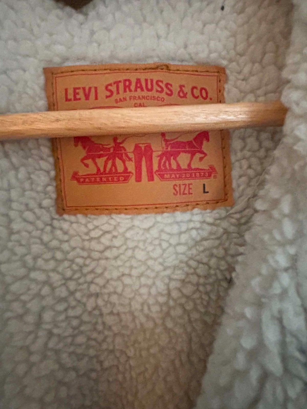 Blouson Levi's doublure mouton, Enlèvement ou Envoi
