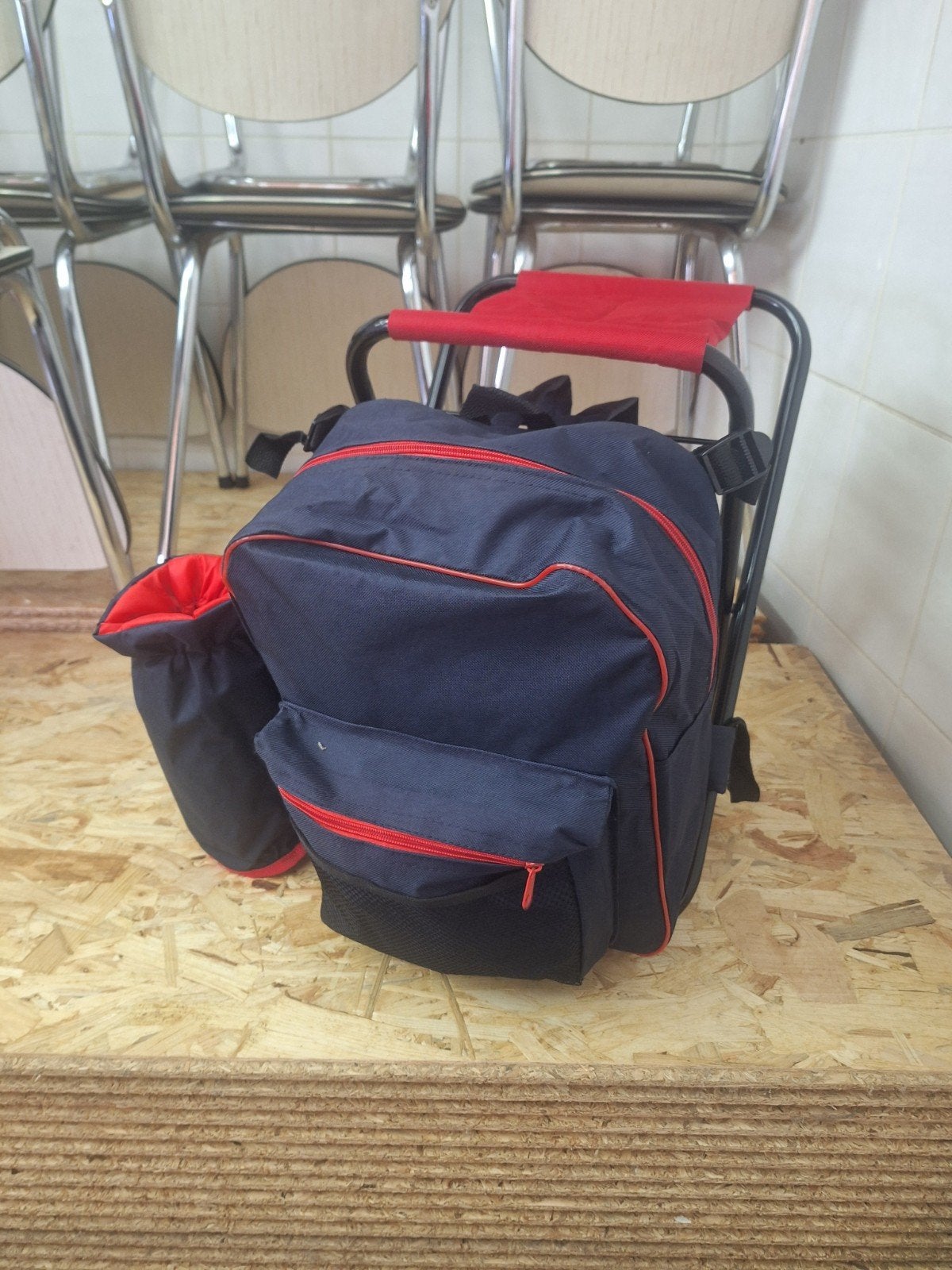 plooi stoelen met tas, Ophalen