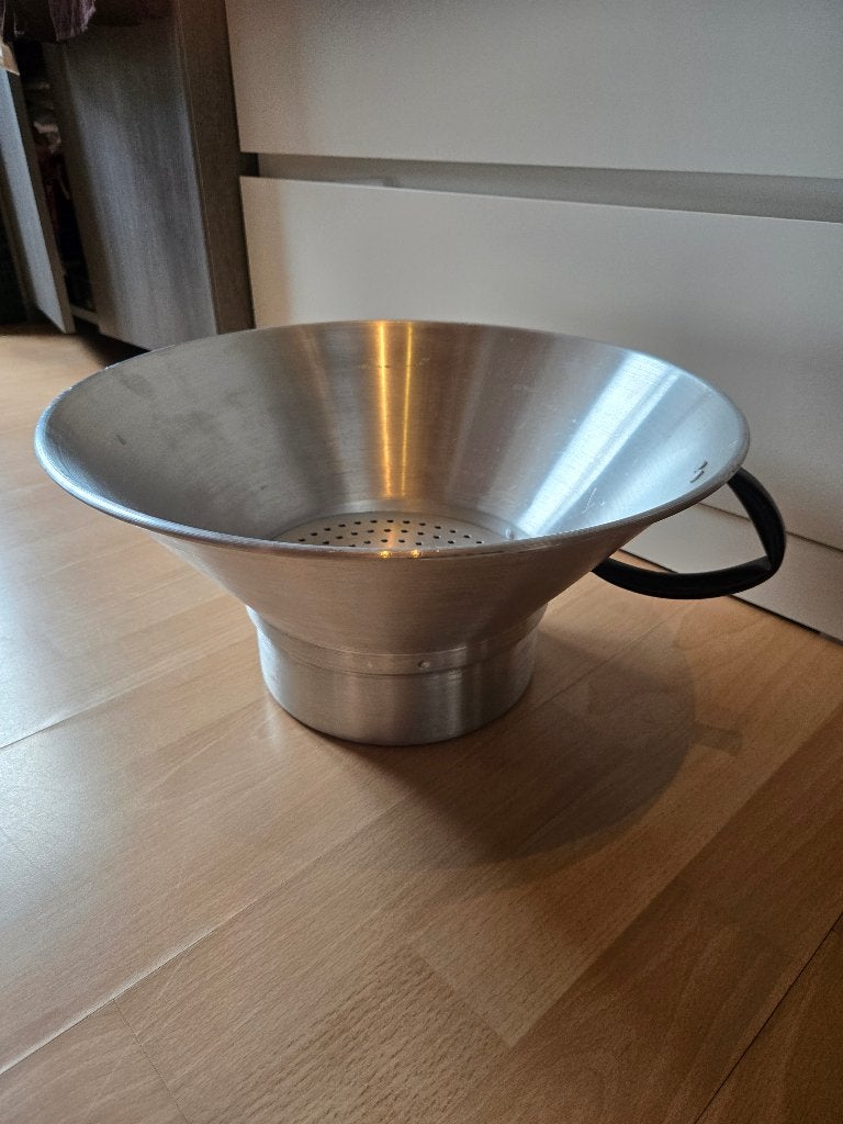 Frituur vergiet, Zakelijke goederen, Ophalen