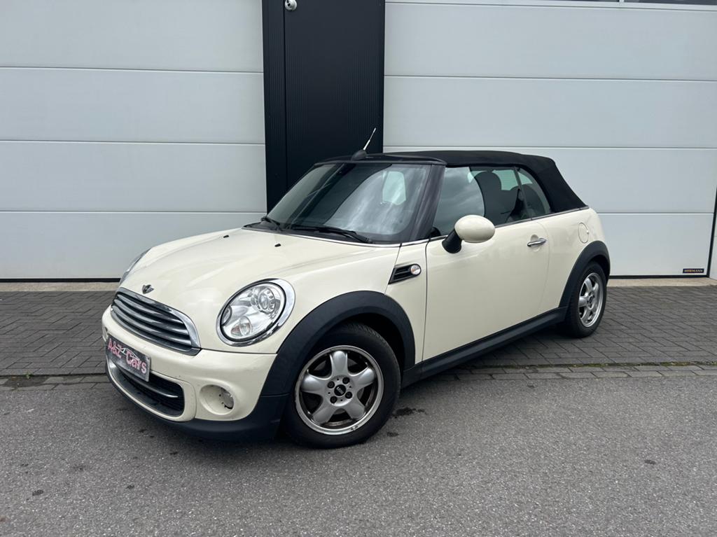 Mini Cooper D Cabrio 1.6 D / Cabrio, Auto's, Mini, Euro 5, Stof, Zwart, Overige kleuren