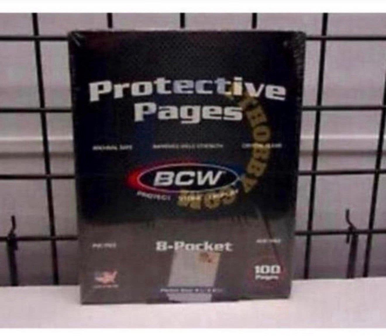 100 pages, 8 protège-cartes poche, carte sport BCW Pokemon, Enlèvement ou Envoi, Neuf, Livre ou Catalogue, Foil