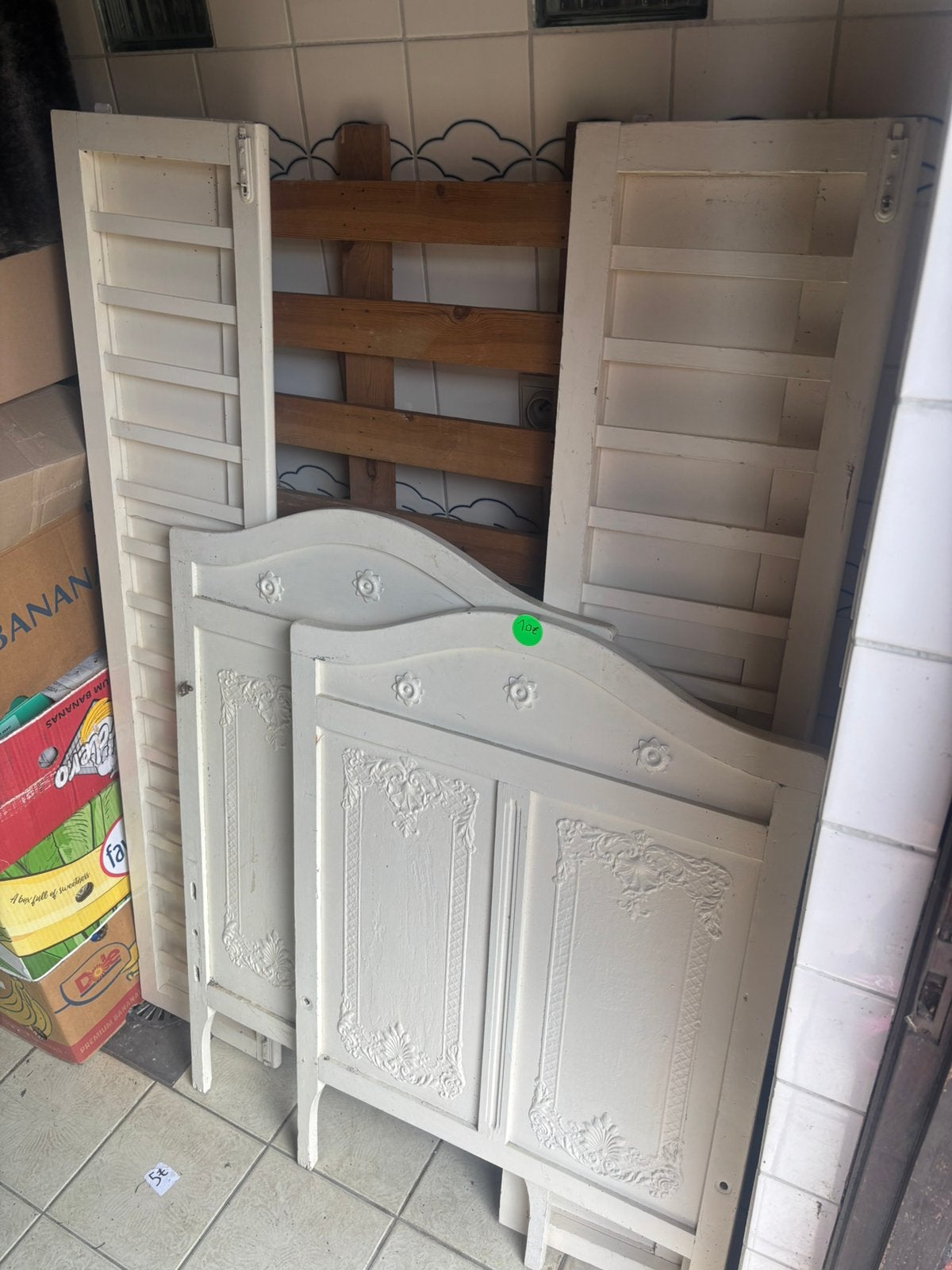 Antiek vintage kinderbed, Antiek en Kunst, Ophalen