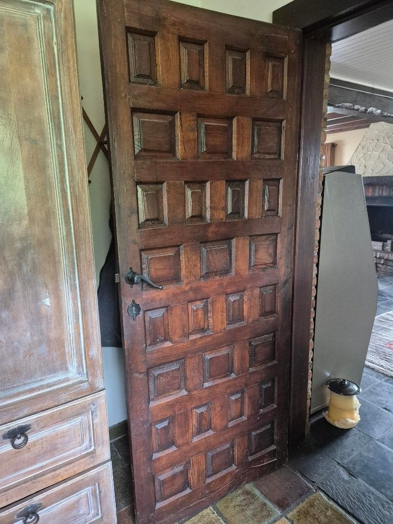lot de 5 porte-coussins espagnols, Porte intérieure, Enlèvement, Bois, 200 à 215 cm