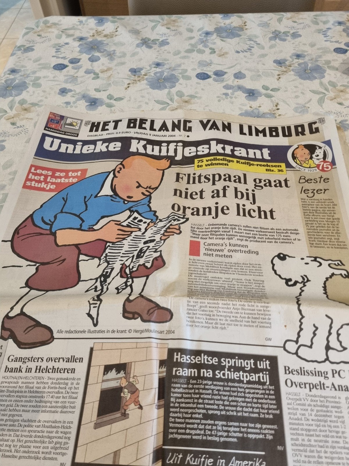 Unieke  kuifjes krant   alle verhalen  gebaseerd  op kuifje, Verzamelen, Stripfiguren, Ophalen, Kuifje
