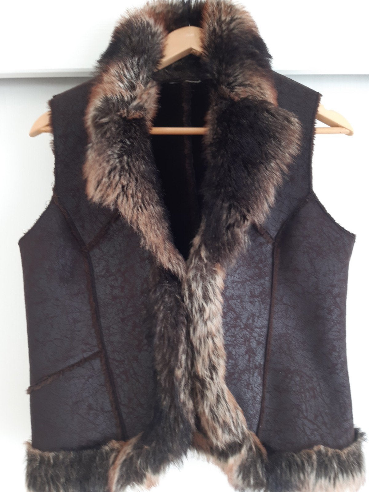 Prachtig vestje / Bodywarmer Maat 38 / 40., Vêtements | Femmes, Enlèvement ou Envoi, Comme neuf, Taille 38/40 (M), Brun
