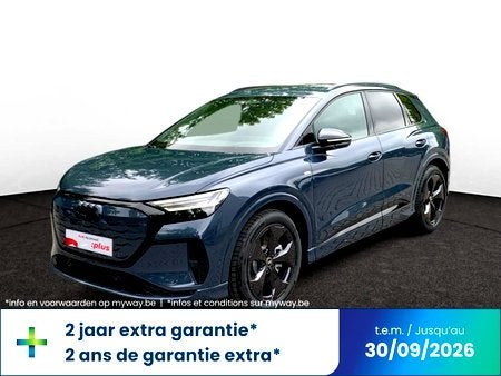 Audi Q4 e-tron 82 kWh Performance Corporate S, Blauw, Elektrisch, Handgeschakeld, https://public.car-pass.be/vhr/c873b553-a1c2-4a73-8390-7cb45e68274f