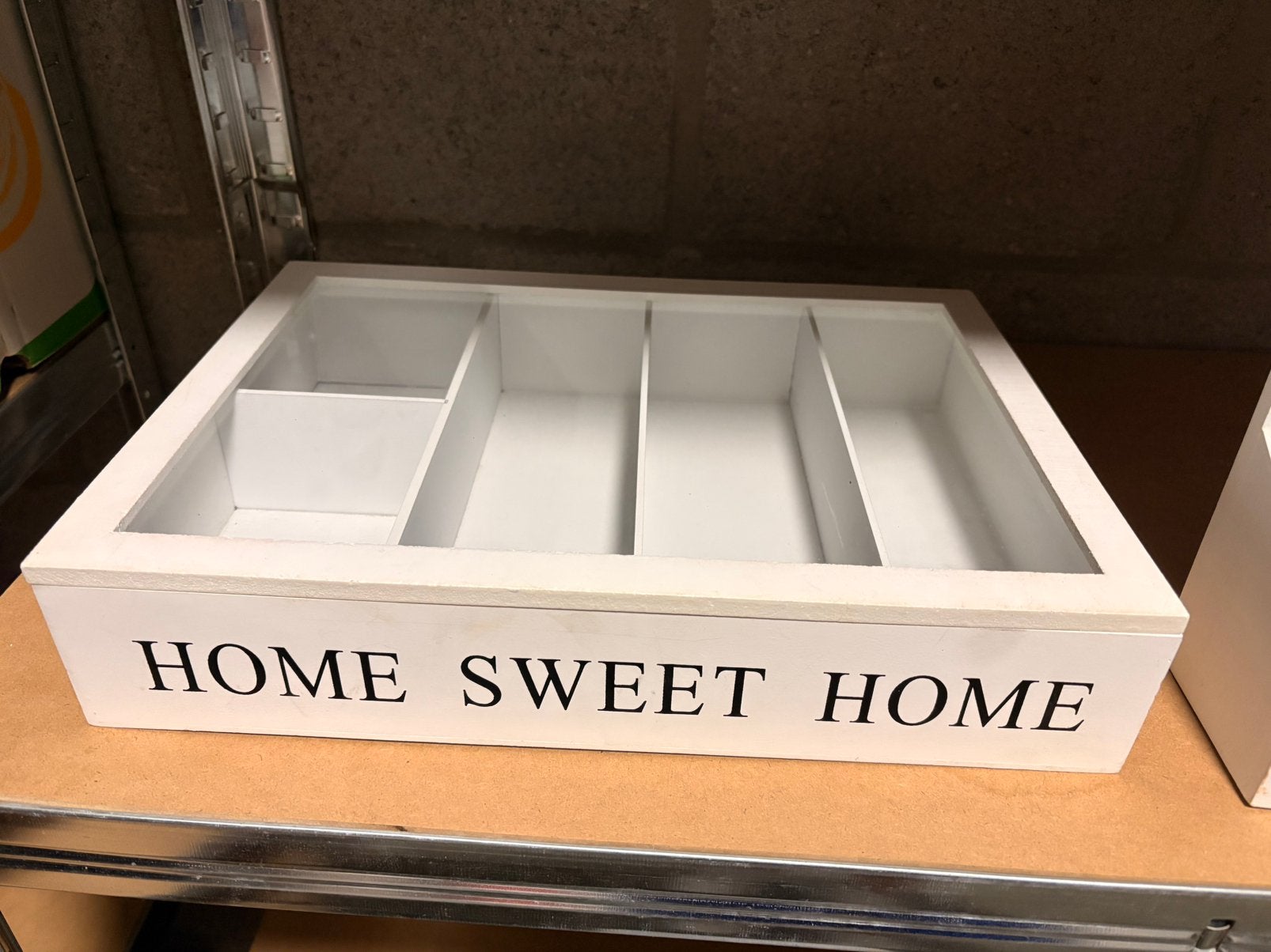 Thee of koffie kistje met glas, Huis en Inrichting, Ophalen, Zo goed als nieuw, Glas