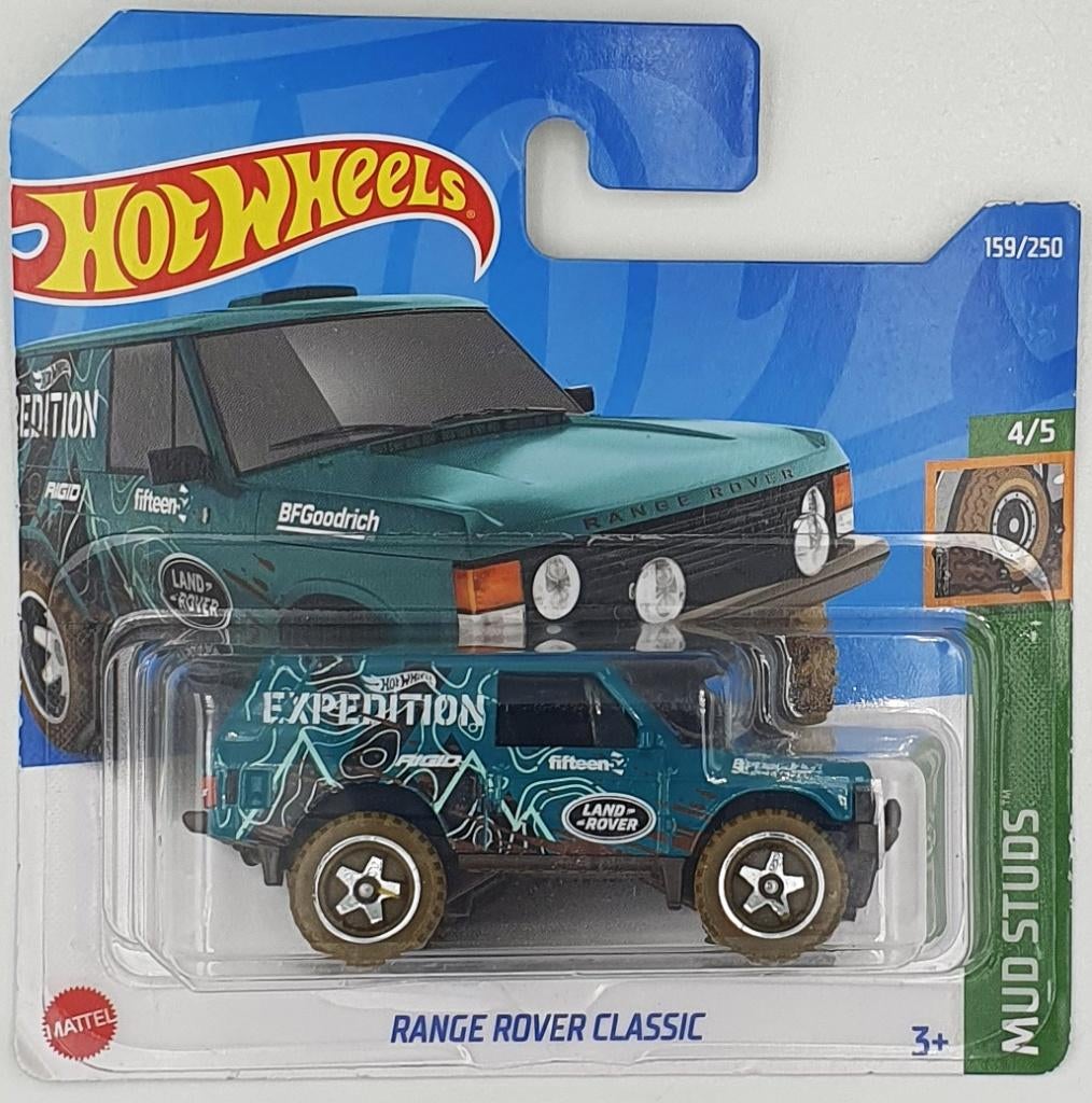 Hot Wheels - Mud Studs - Range Rover Classic - HCT76 - 1:64, 333 Continental Boulevard, El Segundo, CA 90245, United States, Verzenden