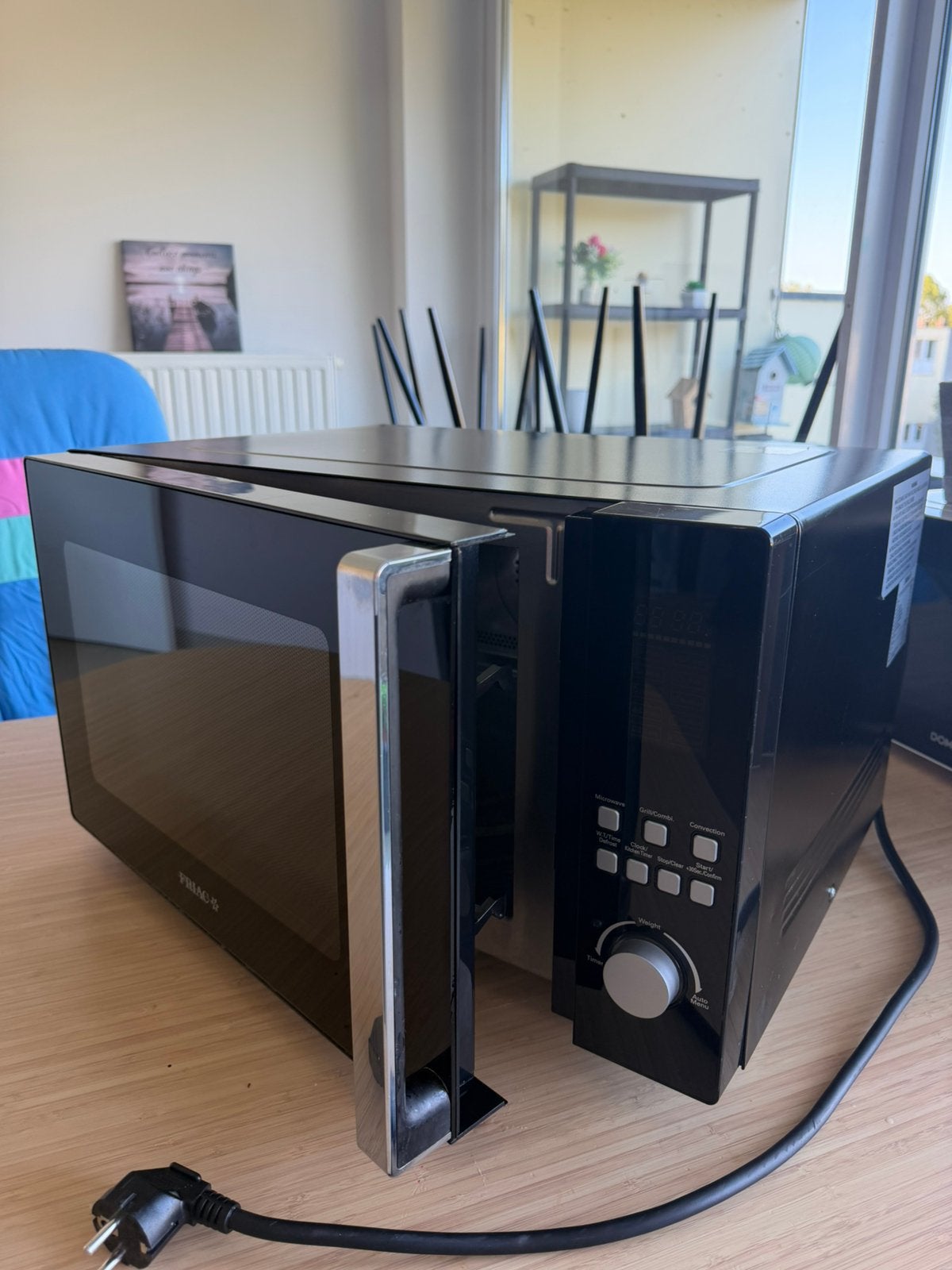 FRIAC 3-in-1 Microgolf + Heteluchtoven + Grill – 42L, Elektronische apparatuur, Ophalen, Grill, Zo goed als nieuw, Draaiplateau