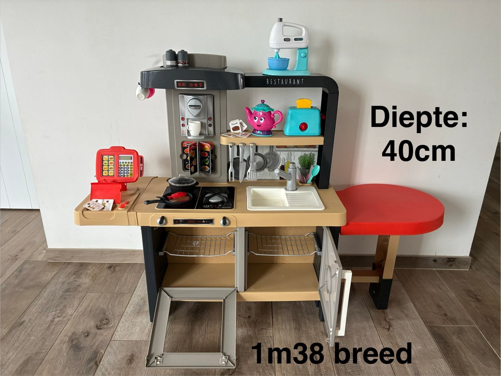 Smoby Restaurant keuken met toebehoren!, Kinderen en Baby's, Ophalen