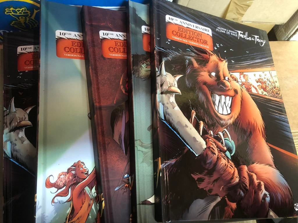 Trolls de troy édition collector 1-7-8-9-10 soleil, Livres, Envoi, Comme neuf