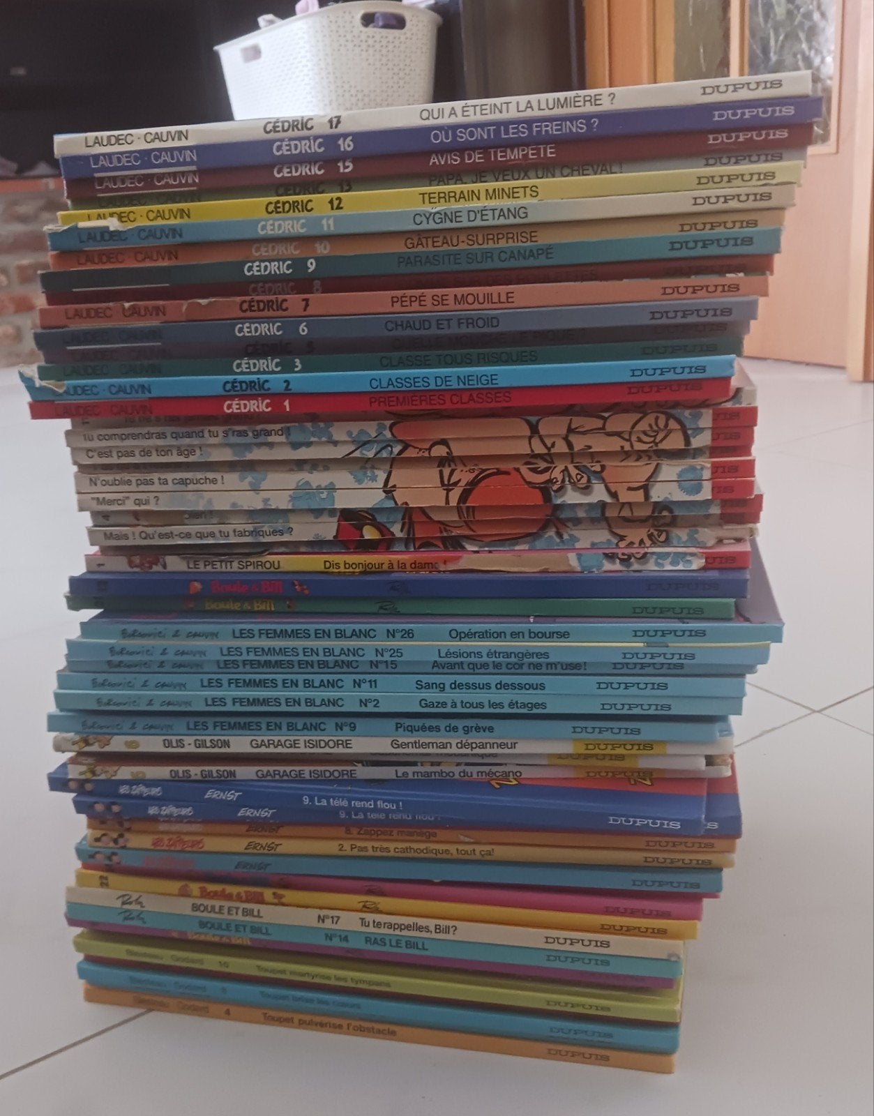 54 BD belges Dupuis, Livres, Enlèvement ou Envoi, Utilisé