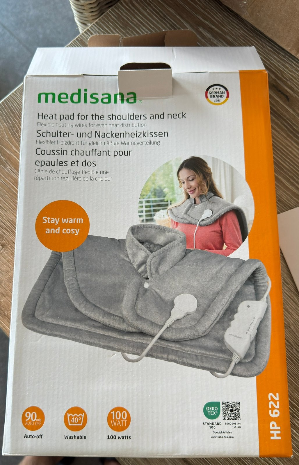 Coussin chauffant pour épaules et dos, Enlèvement ou Envoi, Comme neuf