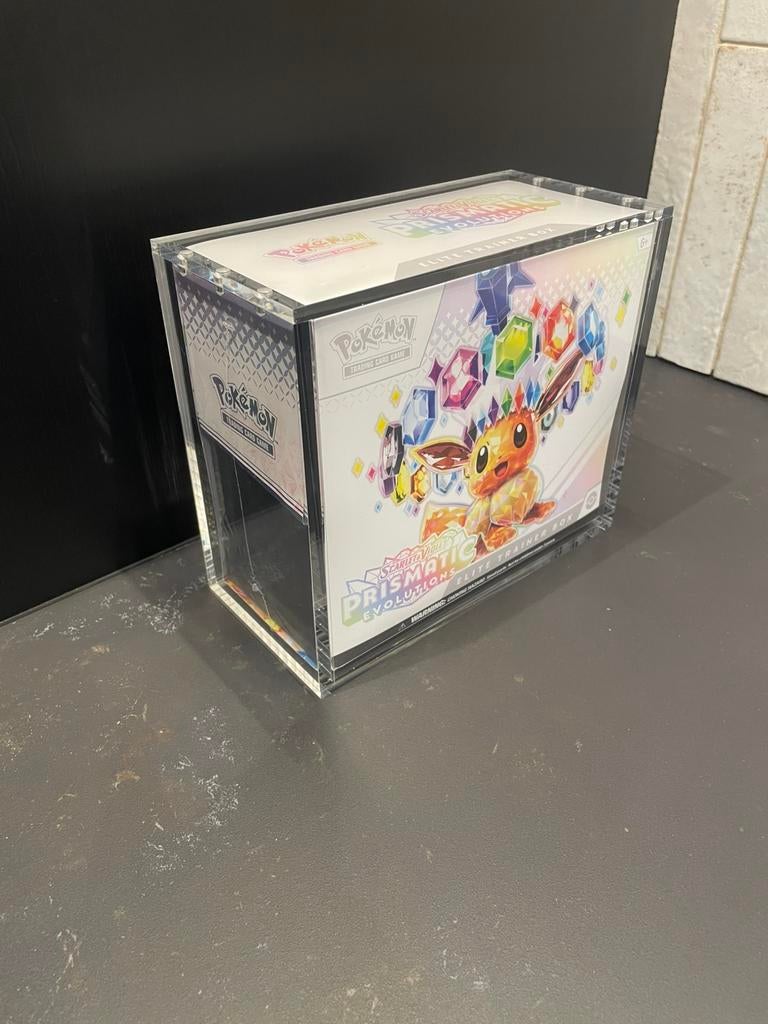 Acryl Case voor Pokémon Elite Trainer Box ( ETB ), Ophalen of Verzenden, Nieuw, Boosterbox, Foil