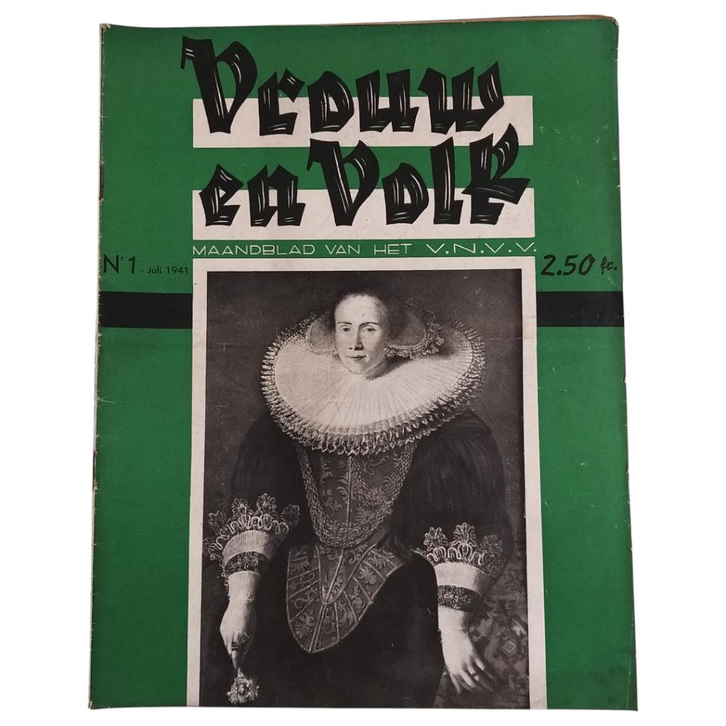 Vrouw en Volk - Nr 1 1941, Ophalen of Verzenden, Overige soorten, Boek of Tijdschrift