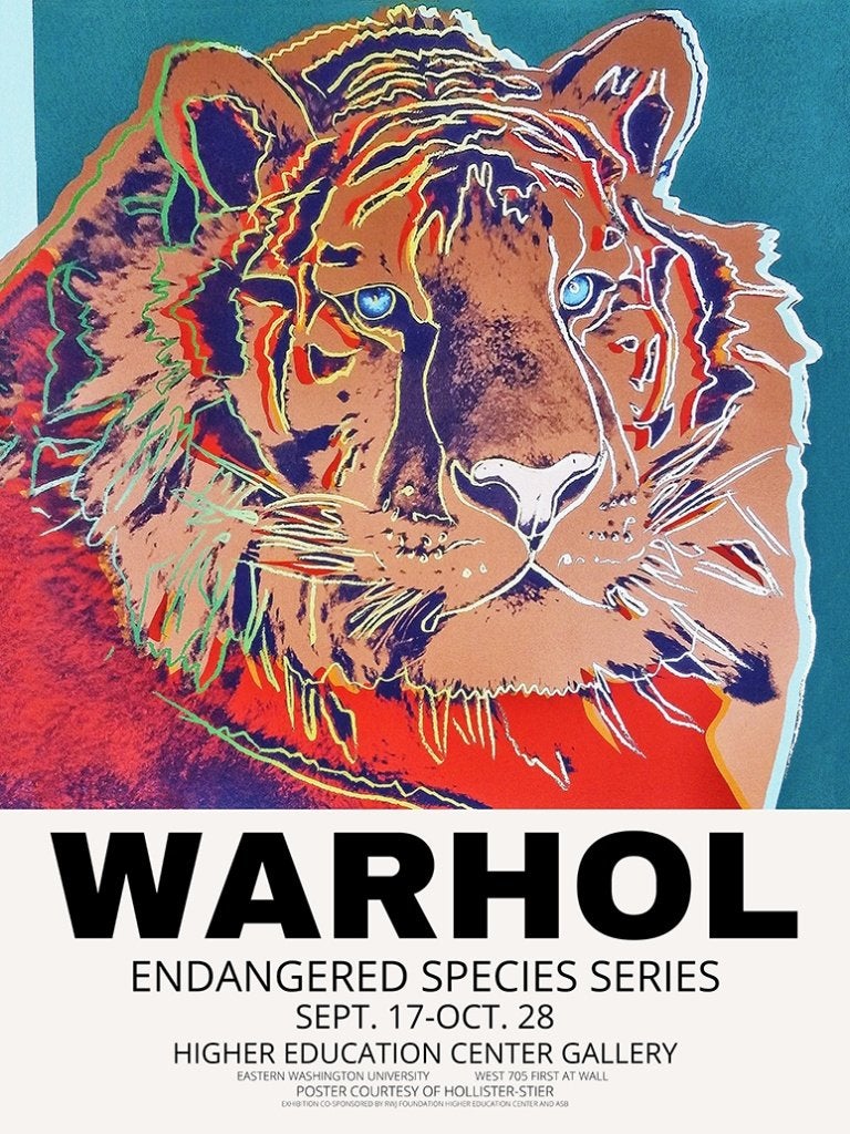 11 Affiches Andy Warhol Endangered Species II., Antiek en Kunst, Kunst | Litho's en Zeefdrukken, Ophalen of Verzenden