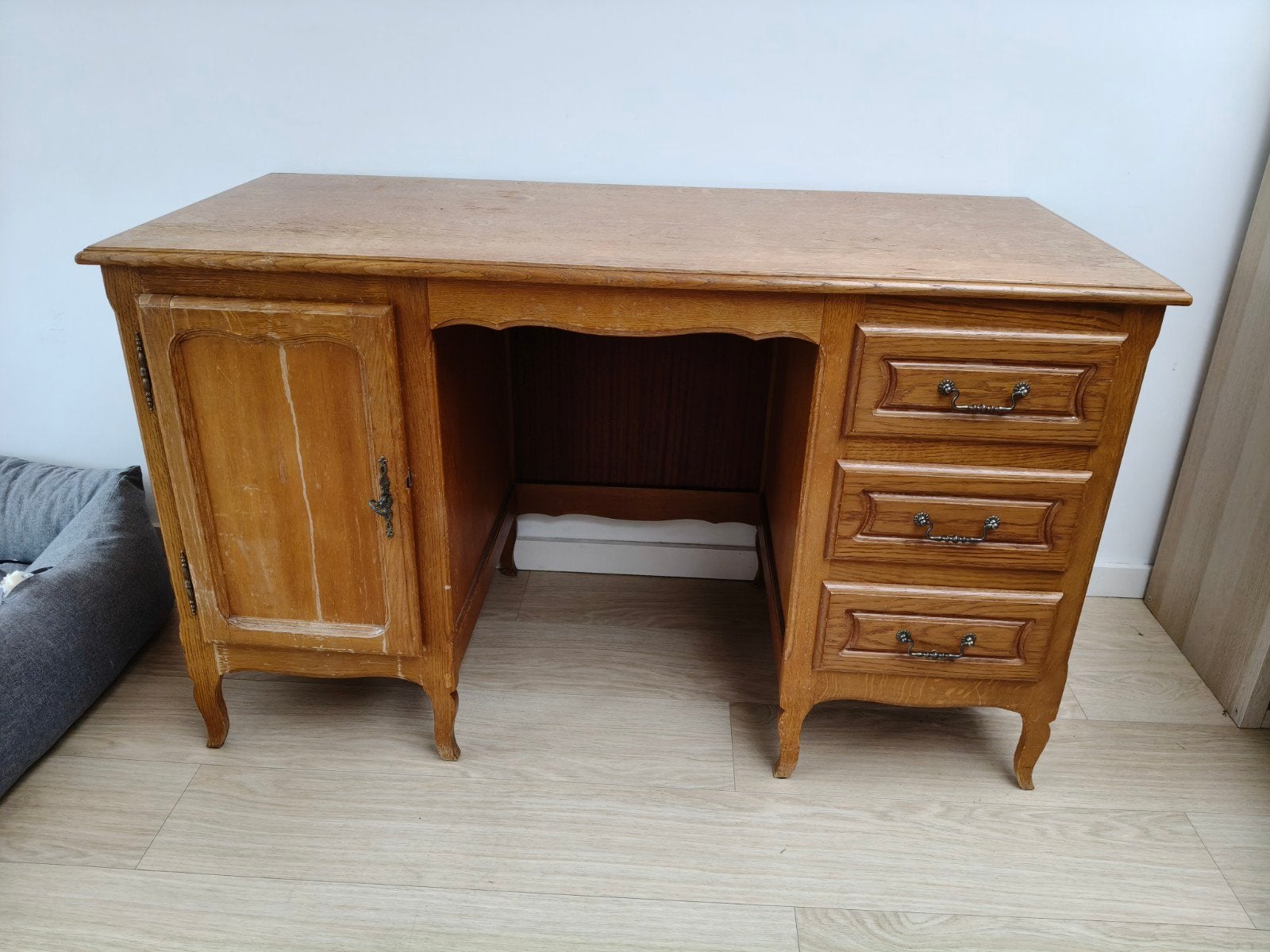 Bureau en bois, Enlèvement, Utilisé, Bois