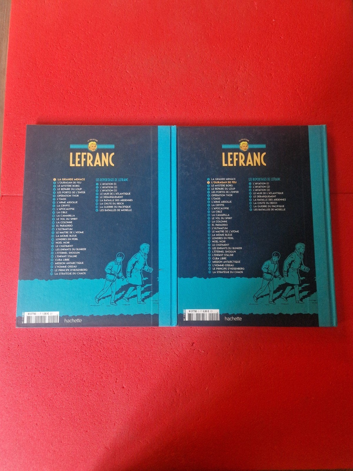 lot de 2 bd la collection lefranc 1 et 2, Enlèvement ou Envoi