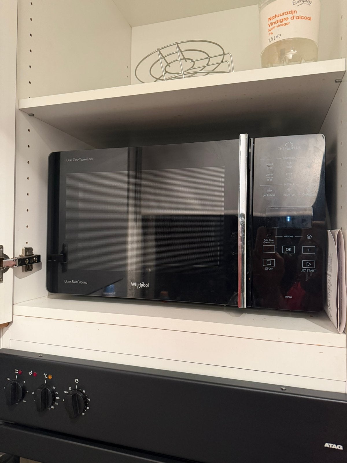 whirlpool mcp349 - microgolfoven, Ophalen, Zo goed als nieuw, Microgolfoven