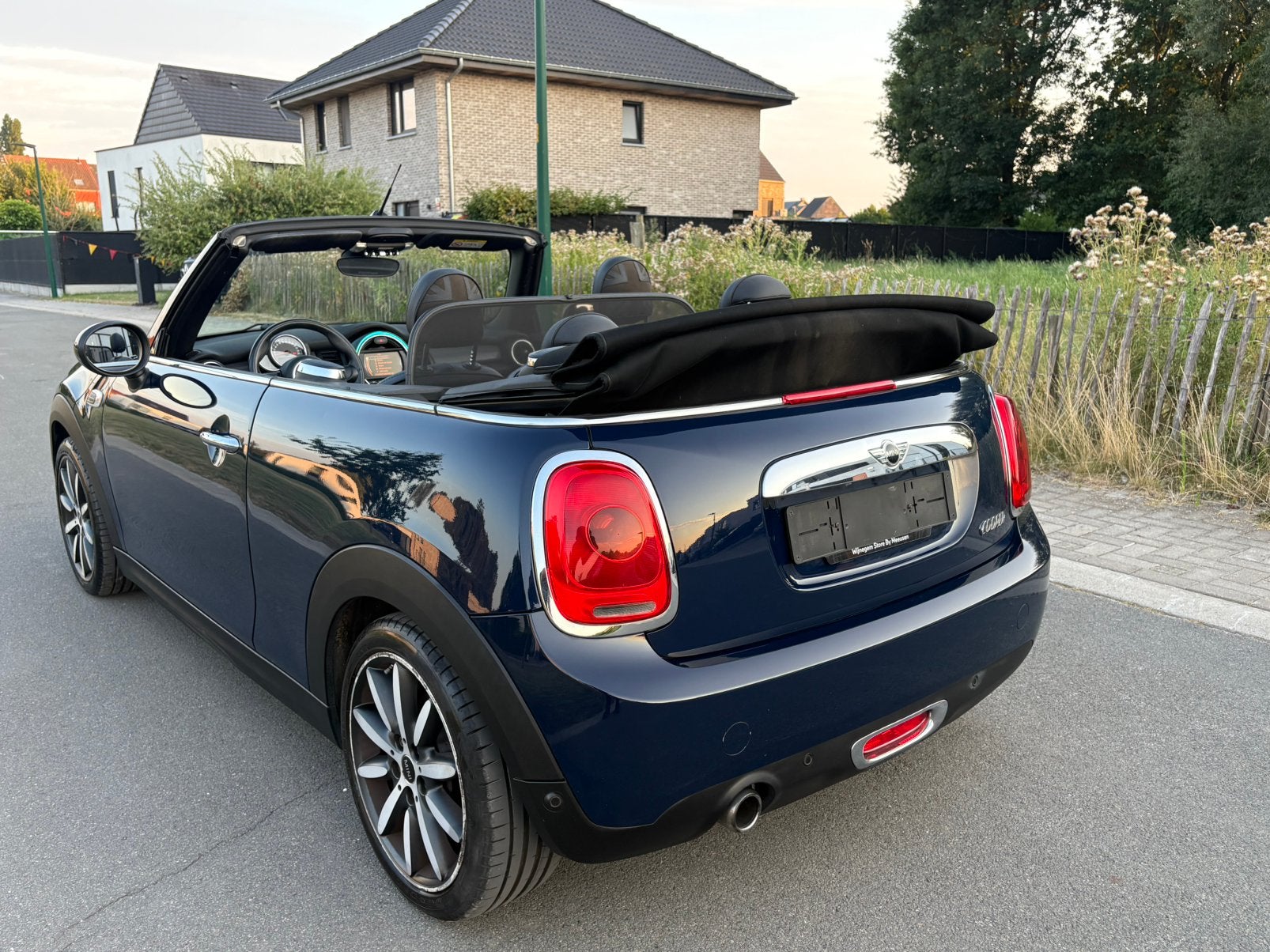 Mini cooper Cabriolet 1.5##67000km#Bluetooth#carplay#airco##, Auto's, Mini, 100 kW, 1498 cc, Cabriolet, Blauw