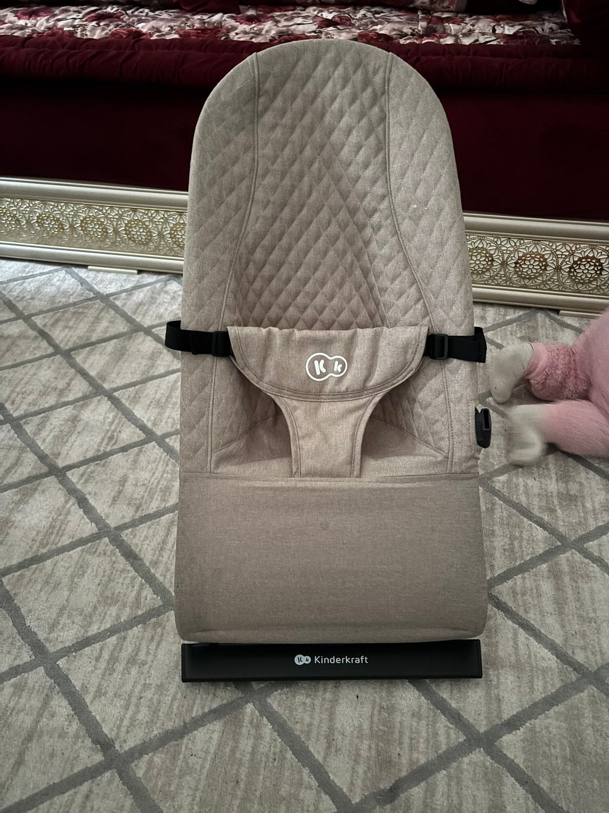 Kinderkraft babywipstoel beige – nieuw, Kinderen en Baby's, Wipstoeltjes, Nieuw, Wipstoel, Met gordel(s) of riempje(s), Ophalen