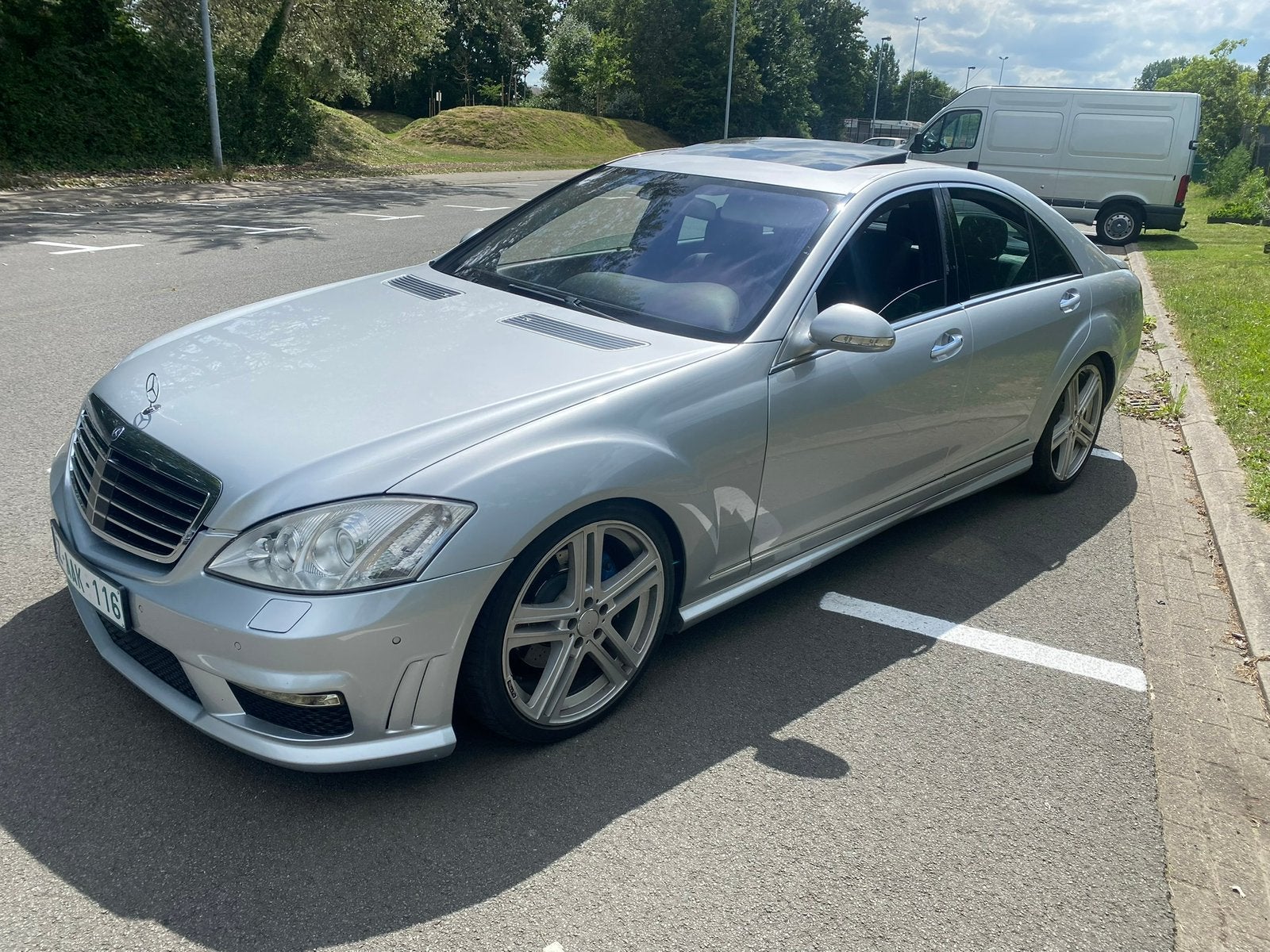 Mercedes S320 cdi AMG-design 2007 euro4, Auto's, Automaat, 4 deurs, Achterwielaandrijving, Zwart