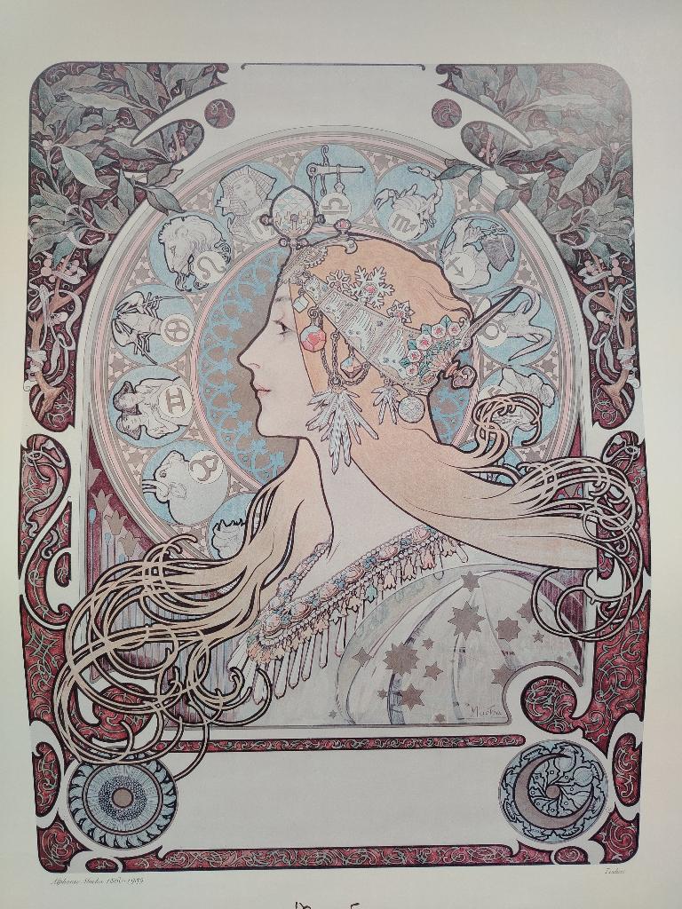Alphonse Mucha „Zodiac”, Ophalen