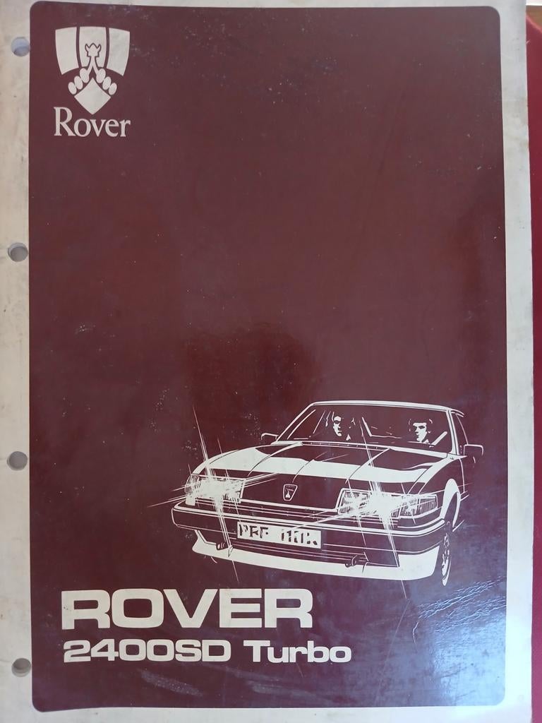 Manuel de réparation Rover 2400sd turbo, Enlèvement ou Envoi