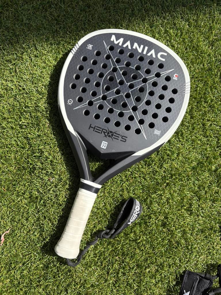Heroe's Maniac ex test padel racket in perfecte staat, Enlèvement ou Envoi, Comme neuf, Raquette de padel