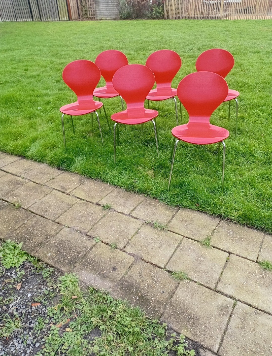 Vintage Danerka eetkamerstoelen, Tuin en Terras, Tuinstekers, Ophalen