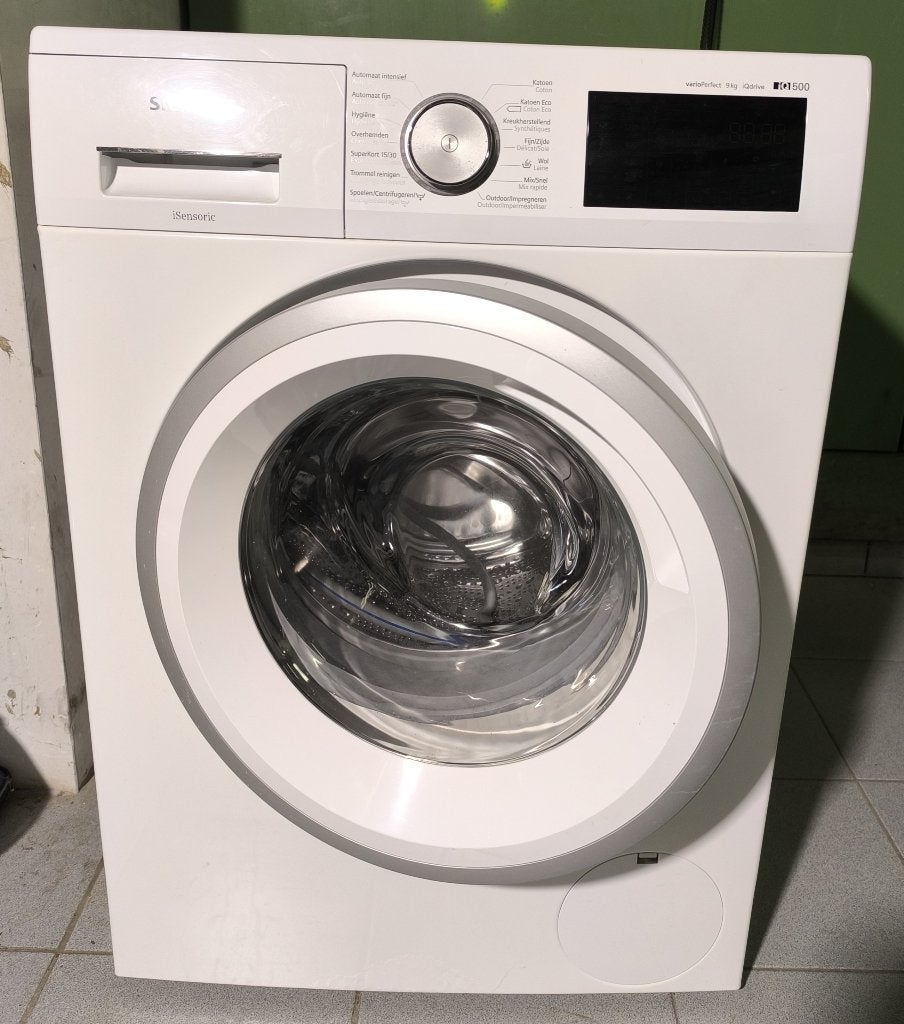 wasmachine siemens IQ500, Elektronische apparatuur, Wasmachines, Ophalen, 1200 tot 1600 toeren, Gebruikt, 8 tot 10 kg