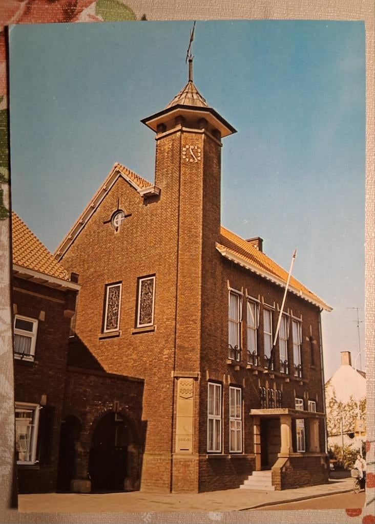 Postkaart Dongen Gemeentehuis, Verzamelen, Ophalen of Verzenden