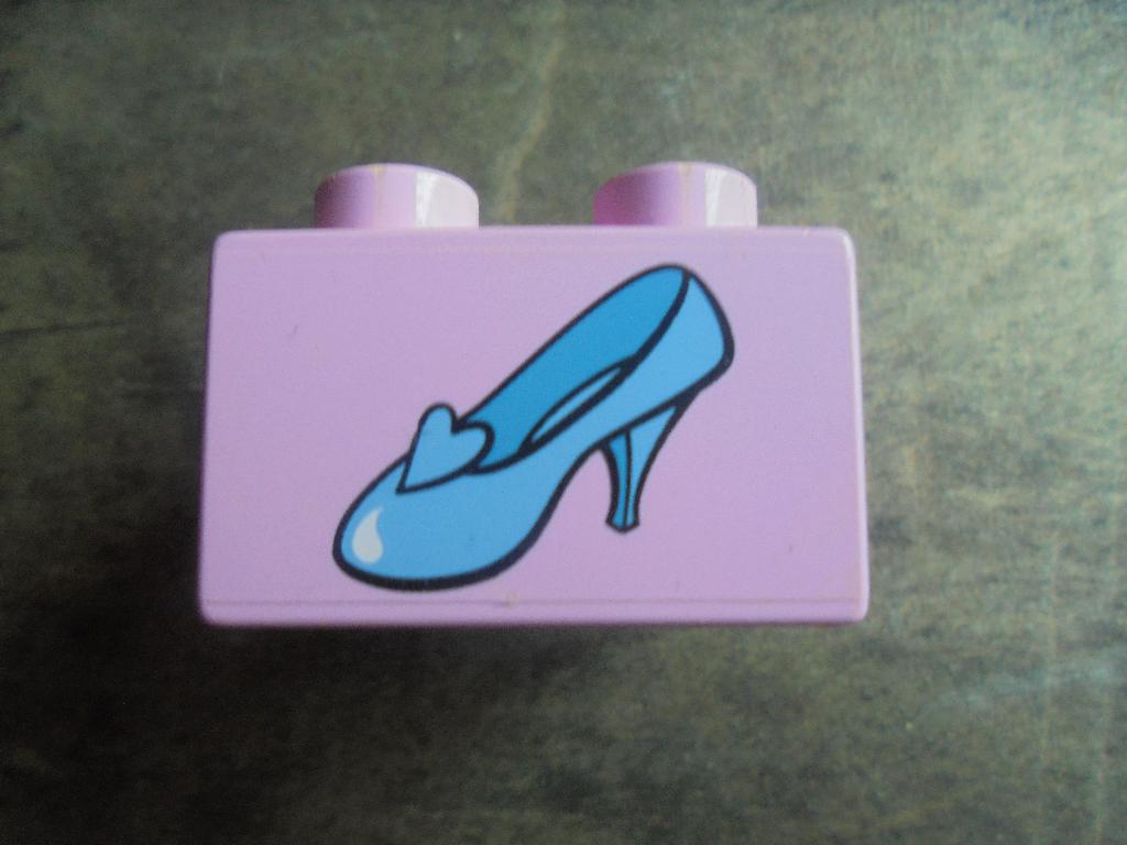 Lego Duplo Brick 2x2 (zie foto's) 4, Verzenden, Gebruikt, Losse stenen, Duplo