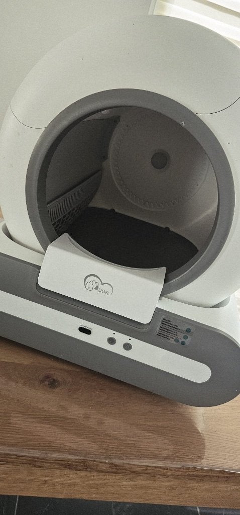 Automatische zelfreinigende kattenbak, Dieren en Toebehoren, Ophalen, Zelfreinigend, Zo goed als nieuw, Open