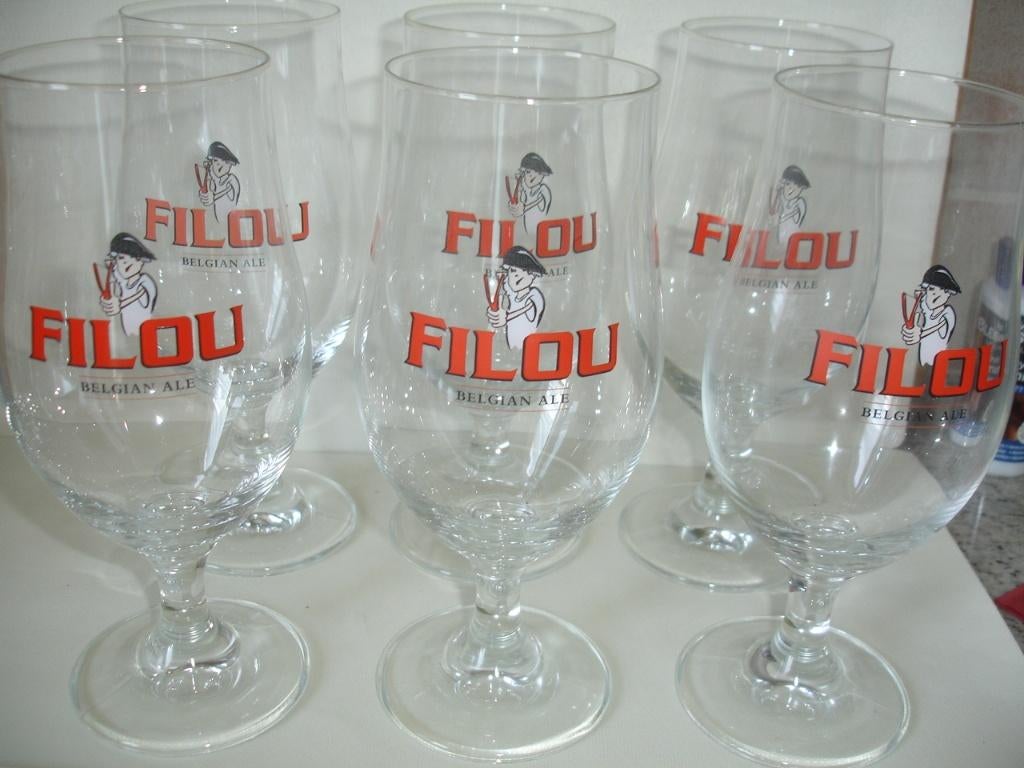 Bierglas Filou Belgian Ale, 33cl, brij. Vanhonsebrouck, Enlèvement ou Envoi, Comme neuf, Verre ou Verres, Autres marques