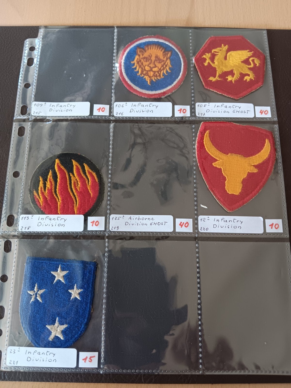 Us ww2 patches, Ophalen of Verzenden