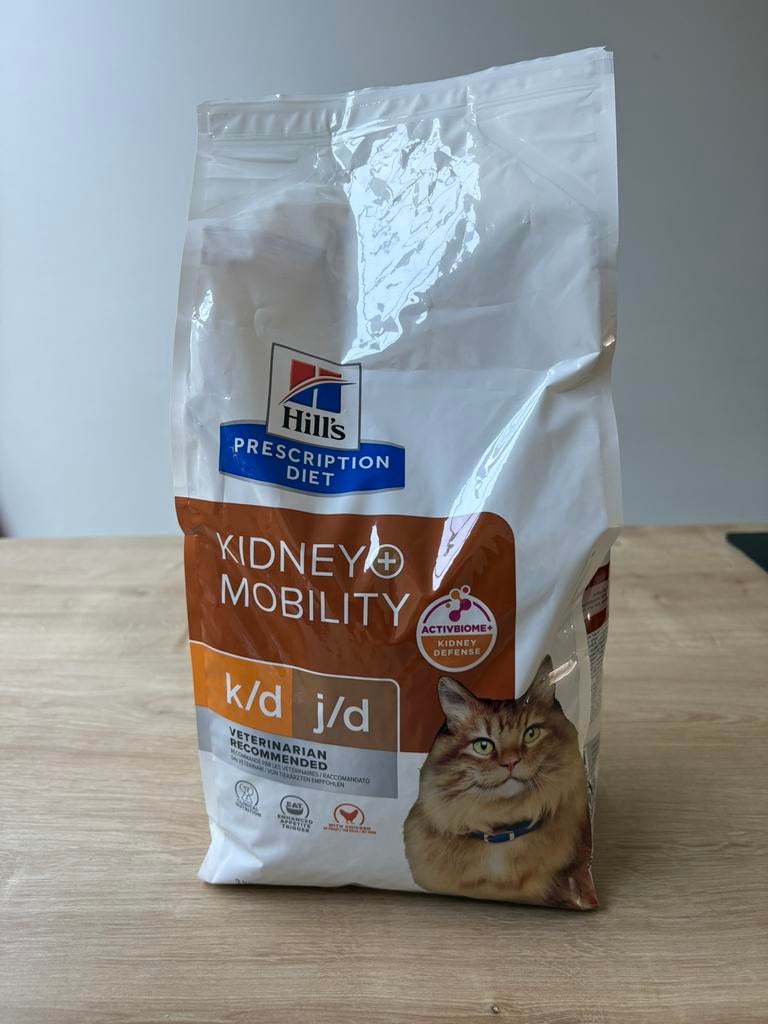 Kattenvoer Hills k/d en j/d nierdieet + artrose 2,8kg, Dieren en Toebehoren, Ophalen