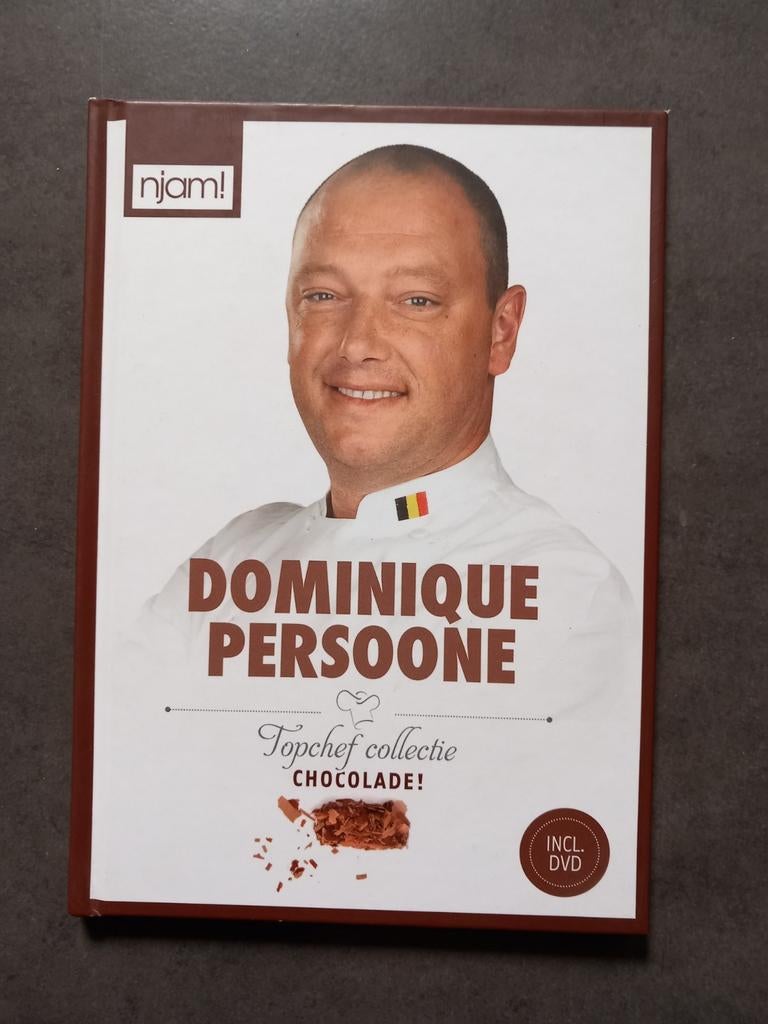 Chocolade - Dominique Persoone - boek én dvd -> 3€, Boeken, Ophalen, Zo goed als nieuw, Dominique persoone, Taart, Gebak en Desserts