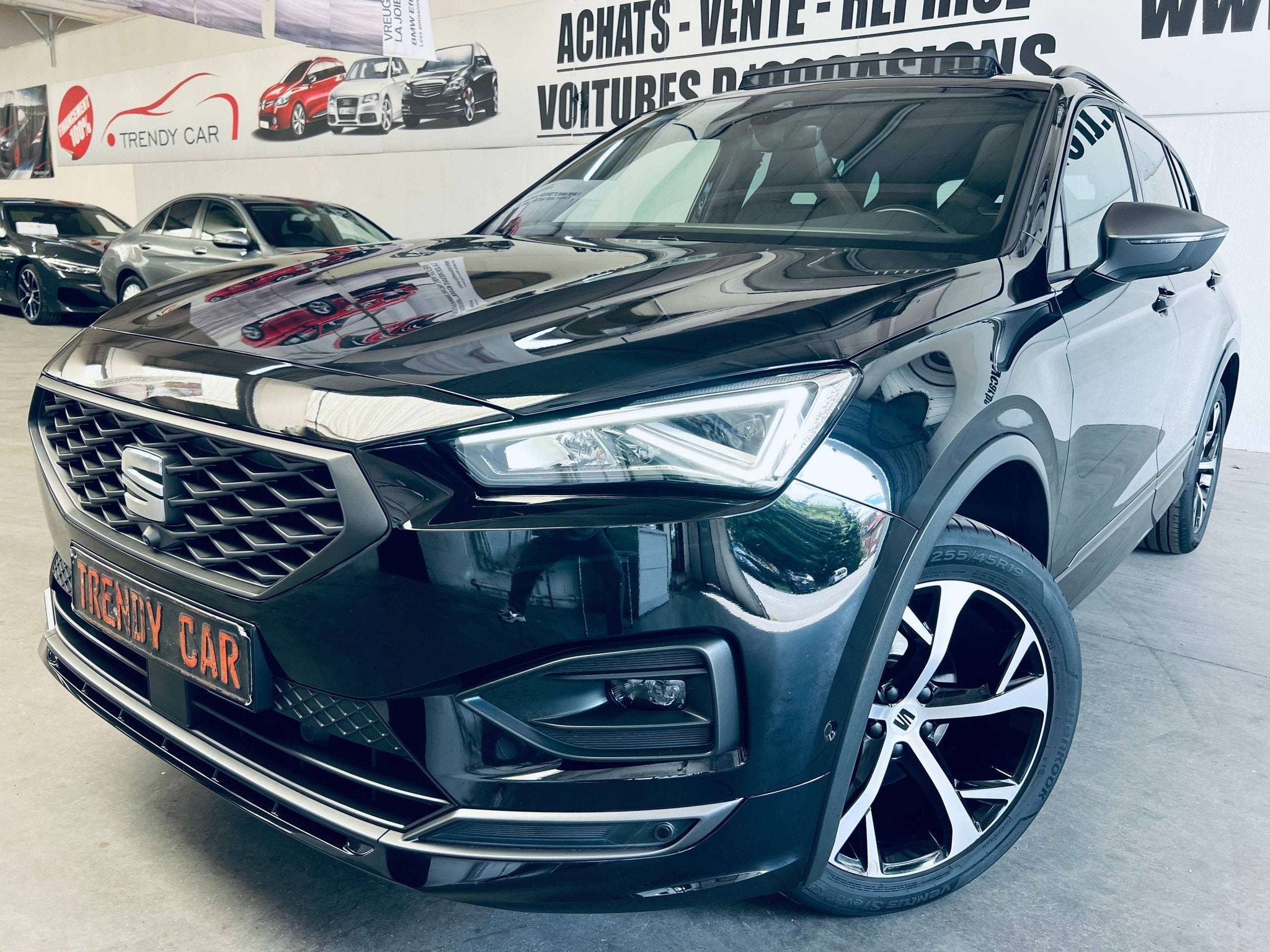 SEAT Tarraco 1.5 TSI FR DSG+CARPLAY+TVA+PANO+360+CARNET+GA, Autos, Achat, Entreprise, Bluetooth, Noir