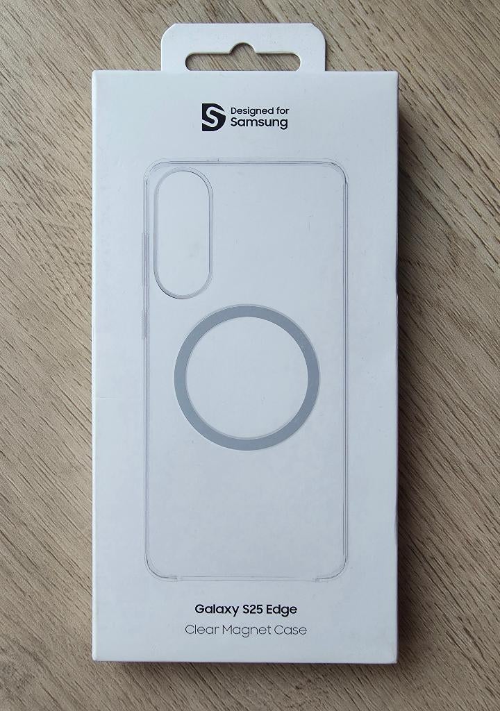 Coque Samsung originale S25 Edge Galaxy Clear Case Magnet, Enlèvement, Comme neuf