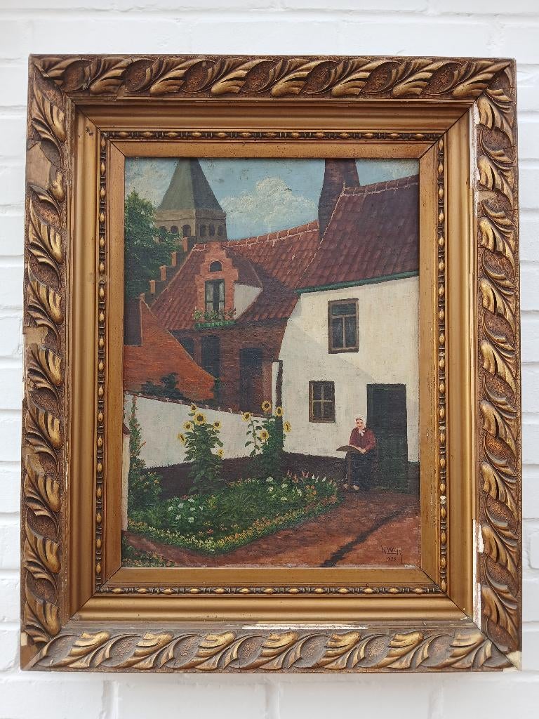 Schilderij: Begijnhof, Ophalen